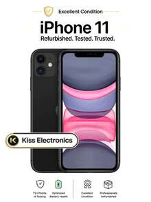 Apple IPhone 11 - Fully Unlocked Excellent - Grade A Condition Refurbished - Black - View 2