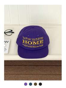 1pc Letter Embroidered Brim Wide Brim Baseball Cap, Spring/Summer Outing Face-Slimming Hip-Hop Snapback Hat For Men - Multicolor - View 4
