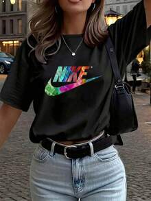Women T-Shirts - Black - View 6