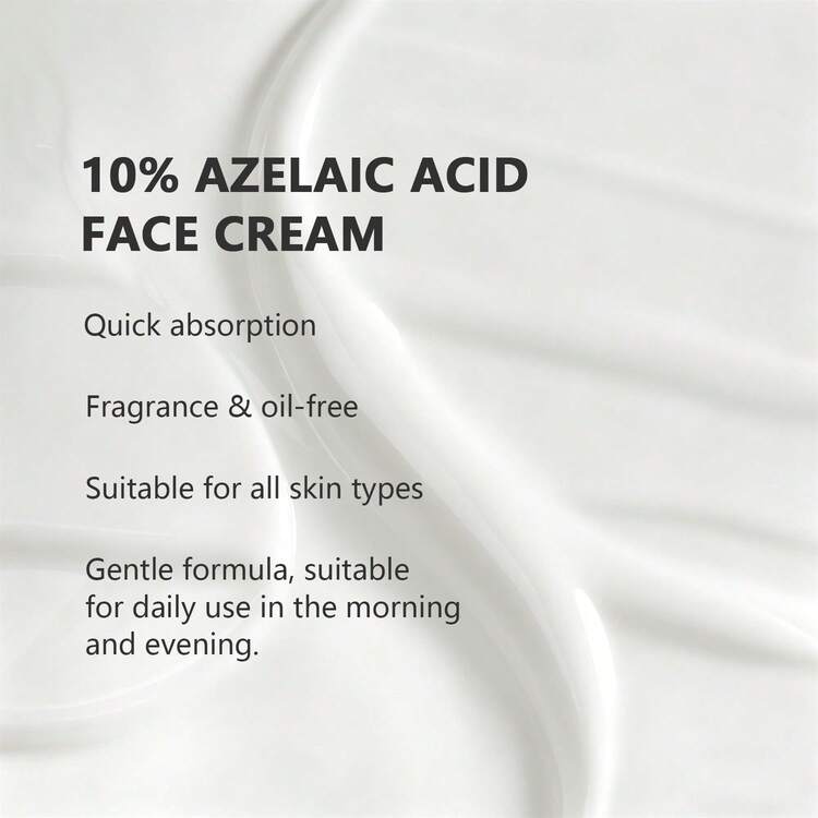 SUMIFANG Kem dưỡng ẩm Axit Hyaluronic 20g, nuôi dưỡng sâu và làm dịu da. Công thức dịu nhẹ và không gây kích ứng phù hợp cho da nhạy cảm. Giúp đạt được làn da mịn màng, rạng rỡ và khỏe mạnh. - axit azelaic - Xem 4