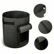 2 túi trồng khoai lang 10 gallon, xô trồng khoai tây bằng nỉ, túi trồng cây hình tròn dùng để ươm giống khoai tây, túi làm vườn rau, túi vải. - Túi trồng cây - Xem 10