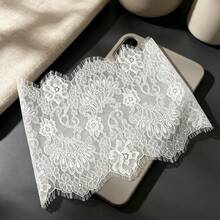 3m/Pack Soft Double-Sided Lace Trim Embroidered Fabric, Suitable For Bridal Veil, Blouse, DIY Sewing, Curtain, Tablecloth, Home Decor - Multicolor - View 8