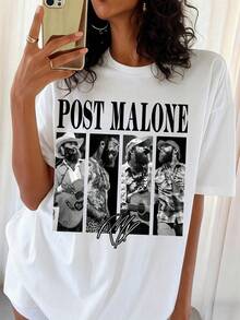 Posts Malone Digital Album File, "Lost My Boyfriend" File, Posts Malone Rap Music Merchandise, Posty Rapper 2025 Bootleg, Austin Album - White - View 1