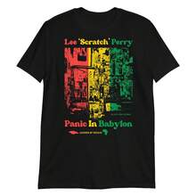 Perry |   Pánico en Babilonia |   Camiseta unisex de manga corta - Negro - Ver 6