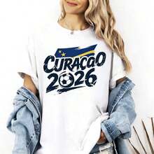 France 2026  Supporter T-Shirt, Football Fan T-Shirt With French Flag, 2026 World Cup Supporter Shirt, Gift For The French National Team. Women's T-Shirts - 白色 11 - 查看 1