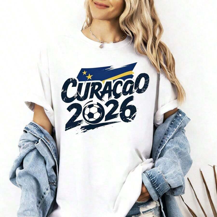 France 2026 Supporter T-Shirt, Football Fan T-Shirt With French Flag, 2026 World Cup Supporter Shirt, Gift For The French National Team. Women's T-Shirts - 白色 11 - 查看 1