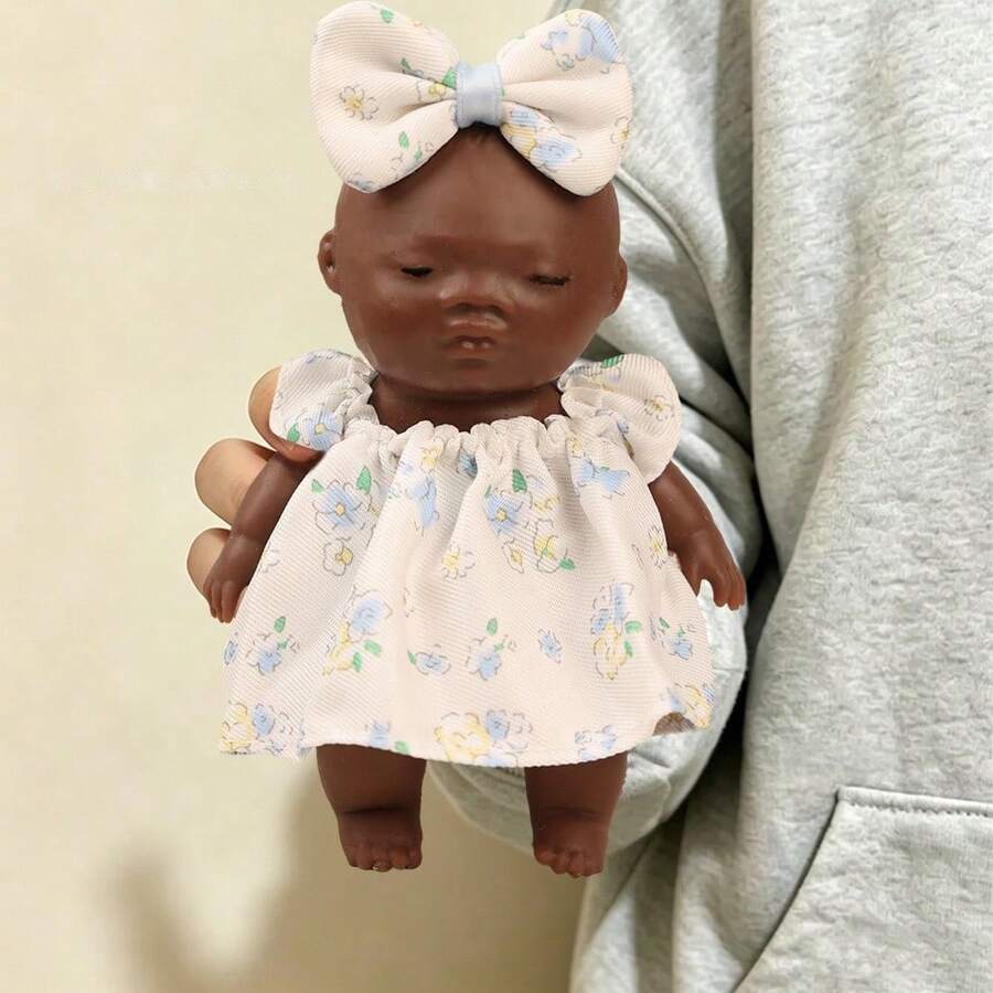 Bộ quần áo búp bê Natasha màu đen 14cm, quần áo giảm căng thẳng cho búp bê, phụ kiện hóa trang cho búp bê. - Xem 1
