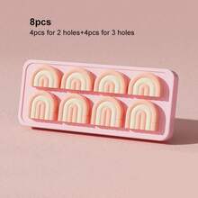 8 piezas Cubiertas de enchufe eléctrico, protectores de para el hogar - 4 agujeros de dos agujeros + 4 agujeros de tres agujeros - Ver 7