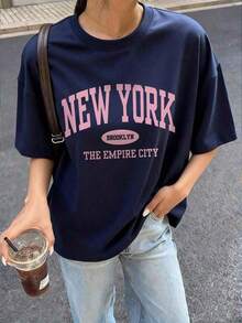 Women T-Shirts - Dark Blue - View 7