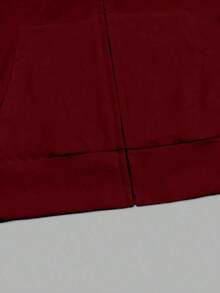 Sudadera con capucha ajustada y versátil con bordado para mujer - Multicolor 2 - Ver 3
