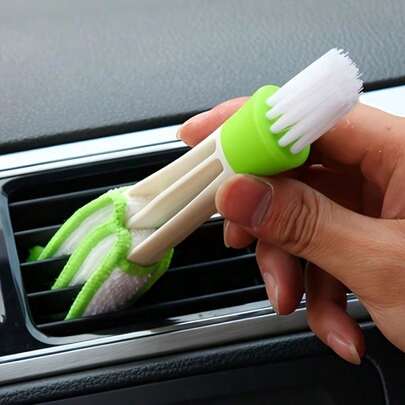 1pc/2pcs Car Air Vent Cleaning Brush - Soft Bristle Interior Duster, Car Interior Cleaning Tool, Auto Accessories