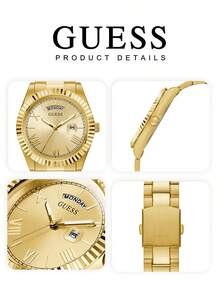 GUESS Men's Gold Stainless Steel Watch - GW0265G2 - Gold - View 5