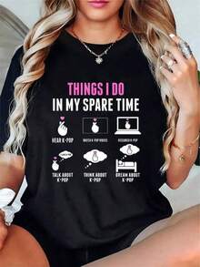 Women T-Shirts - Black - View 1
