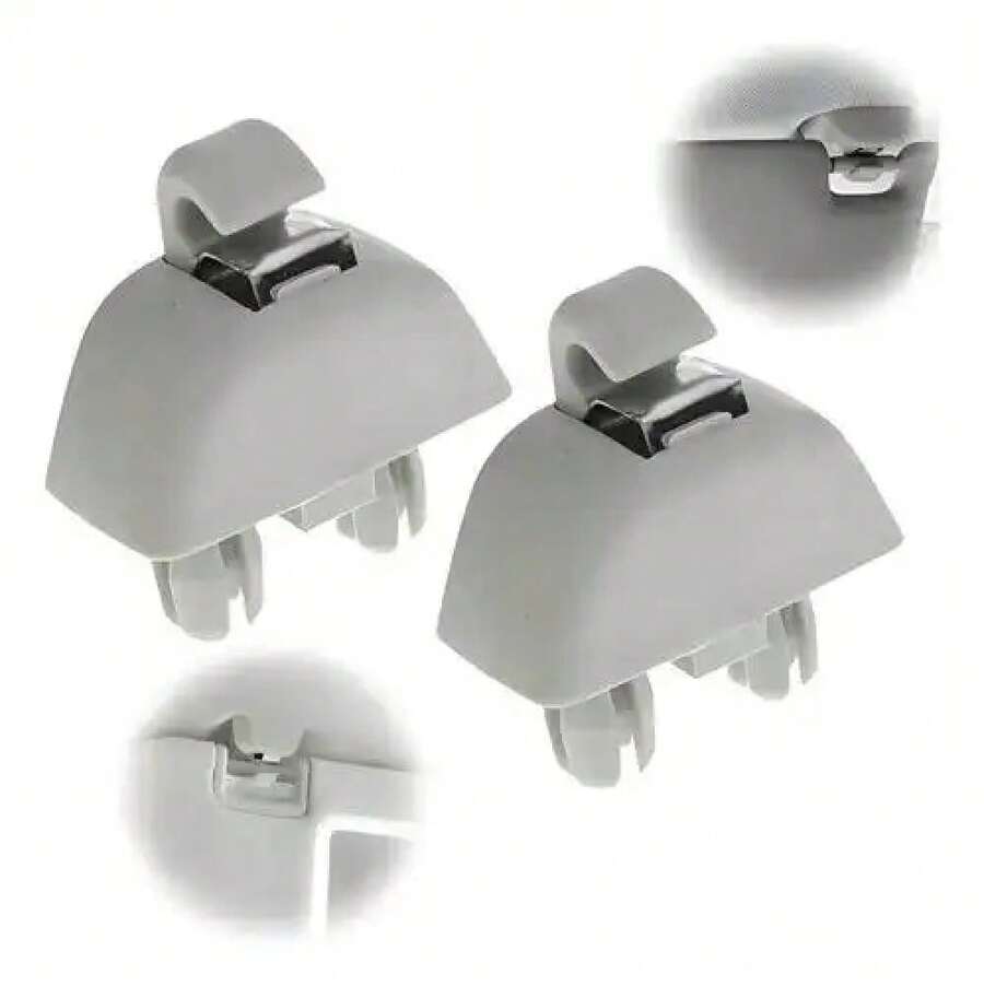 Kit Soporte Y Tapa Visera Para Vento Fiat 500 Accesorios auto Accesorio para carro Car coaster Accesorios para carro mujer Para sol para auto Car interior - A - Ver 1