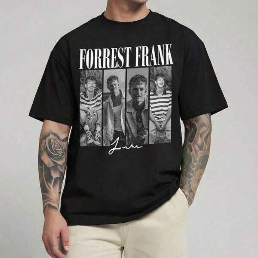 Cotton Graphic T-Shirt, Plus Sizes, T-Shirt, Cotton T-Shirt Forrest Music Jesus Makes Lemonade Faith, Y2K, Men's Oversized T-Shirt, Summer Tops, Women's Casual Printed T-Shirt, Short Sleeve And Round Neck, Local Urban Fashion Spring/Summer. - 黑色 - 查看 1