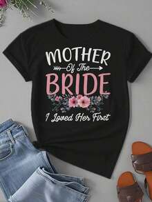 Mother Of The Bride. I Loved Her First Bride And Groom Outfit. It's Suitable For Everyday Wear, Holidays, Or As A Gift. - 黑色 - 查看 2