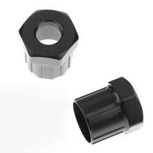 12-Spline Freewheel Removal Tool, Compatible With FR1.3 - 0.48 Inch Internal And 0.90 Inch Length - Universal Bicycle Freewheel Remover, Fits Multiple Speed Freewheels And Chainrings - Black Lock Ring - 2pcs - View 9