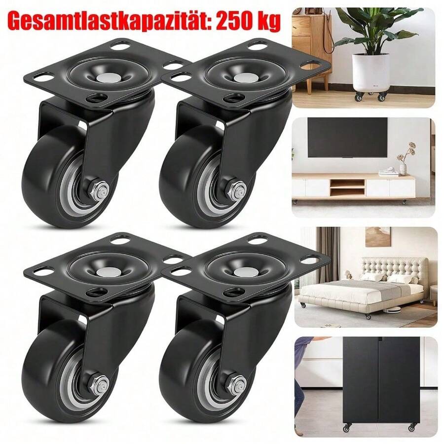 Small Caster Wheels - A - View 1