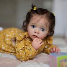ziyiui 55cm/22inch Cute Reborn Baby Doll Soft Vinyl Lifelike Newborn Toy For Children Birthday Christmas Gift (Bottle Pattern Random),Perfect Birthday & Holiday Gift For Sge 3+ And Doll Collectors,Role Play Pretend Game,Baby Dolls,Toys,Toys For Girls Boys. - 彩色 - 查看 5