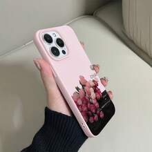 花朵玫瑰彩繪黑色新款鮮豔色彩銀色彩繪防震手機殼 適用於 Apple 15, P16, P16 Peomax, P14 Promax, P13, P11 彩繪 P12 防摔 XR 卡通 78G 系列 A13 4G, A14, A04, A34 手機殼 - 彩色 - 查看 4