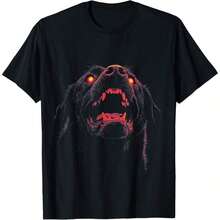 1 Piece Cottage Core T-Shirt With Poodle Dog Playing Guitar Design, All Seasons, 100% Cotton, Single Side Print, Round Neck, Short Sleeve, Unisex, Base Layer, 180g, 100% Cotton. - 顏色 6 - 查看 7