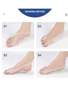 Silicone Toe Pads, Soft Elastic Foot Protection Pads, One Size, Suitable For High Heels And Everyday Shoes, Reusable And Washable Foot Care Accessories, Unisex Daily Foot Pads - Multicolor - View 6