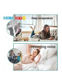 Self-Adhesive Door Bottom Draft Stopper, Soundproof/Dustproof Sealing Strip, Suitable For Door And Window Gaps, Easy To Apply Without Damaging Door Frame, Practical Home Accessory, Perfect For Spring Renovation And Room Remodeling - One Meter - View 6