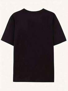 100% Cotton 1 Piece Women's T-Shirt With GIGI Letter Print - Casual Short Sleeve Top With Round Neck, Spring And Summer Casual Shirt, Machine Washable, Comfortable For Everyday Wear G 100% Soft Cotton Women's Simple Solid Color T-Shirt, Loose And Slim Fit Casual Short Sleeve - 白色的 - 查看 7
