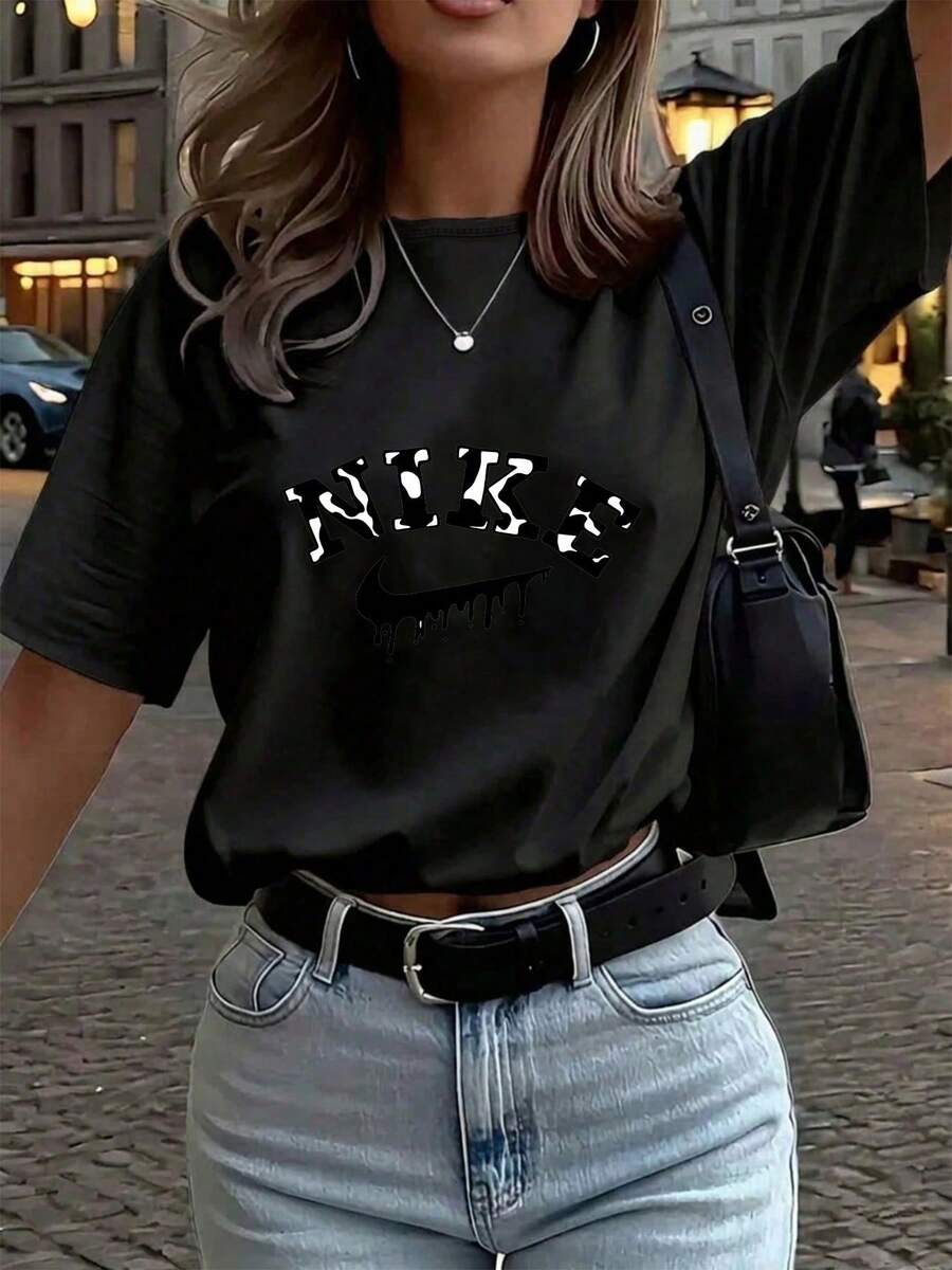 Women T-Shirts - Black - View 1
