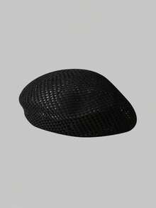 1pc Women's Breathable Hollow-Out Beret Hat, Versatile Sun Protection Bucket Hat, Lightweight Mesh Beret, Summer UV Protection Wide Brim Hat - Multicolor - View 20
