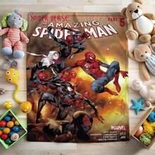 1pc Spider-Man Print Blanket,Retro Cartoon Style Throw Blanket,Cartoon Character Printed Blanket,All-Season Universal Nap Blanket,Character Home Decor Blanket,Modern Fashion Gift Suitable For Home Bedroom Bed Sofa Office Lunch Break Cover Picnic Blanket - Nhiều màu - Xem 3