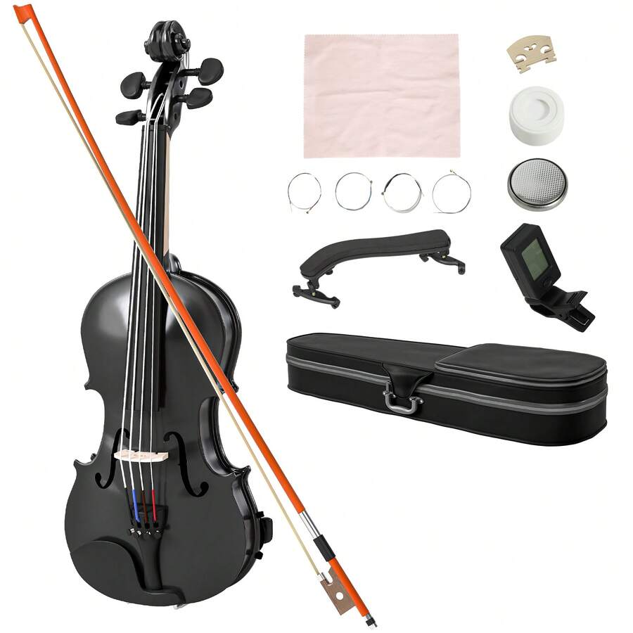 HOMCOM Instruments de Musique à Cordes - Noir - Voir 1