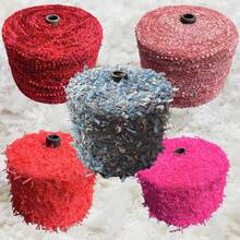 100g Sợi len cao cấp, chất liệu vải tweed dày dặn, thích hợp để tự làm túi xách, áo len và các dự án đan móc khác. - Si mê - Xem 1