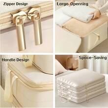 Space-Saving Compression Storage Box, Portable Self-Compressing Cube, Ideal For Luggage Organization, Bedding, Clothes, Blankets - View 7