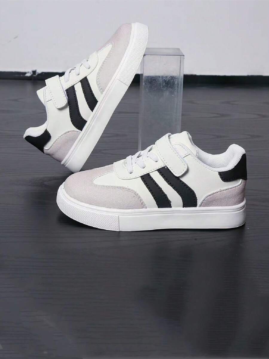 Kids' Fashionable Casual Minimalist Canvas Sneakers For Boys And Girls, Suitable For Spring And Autumn - Beige - View 1