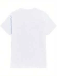 Men's Vintage Floral, Arrow & Geometric Print T-Shirt - Loose And Oversized Fit, Short Sleeves, Crew Neck, Casual All-Season Tee With Multicolored Graphic, Breathable For Casual Wear And Running, Loose And Comfortable. - Back - View 8