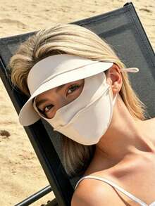 Masker Pelindung Matahari Wajah Penuh untuk Wanita di Luar Ruangan, Masker Wajah untuk Bersepeda di Musim Panas, Masker Pelindung Matahari untuk Olahraga dan Perjalanan di Luar Ruangan - A - View 2