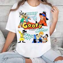's Movie T-Shirt, Max Goof T-Shirt, Bobby Zimmeruski T-Shirt, Everybody Mambo Hoodie, Matching Sweatshirt For Family Vacation At Disneyland11 - 白色 - 查看 1