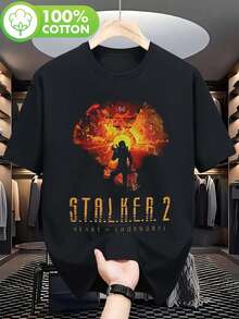 S..A.L.K.E.R.-shirt 2 Heart of Chornobyl,-shirt, tailles homme et femme (STL-952236) - Noir - Voir 7