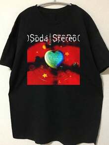 Dynamo Black T-Shirt From The Band Soda Stereo, Available In Sizes S To 3XL, Item Code Tu1791. - 黑色 - 查看 1