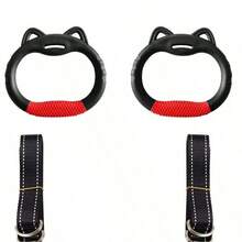 2pcs/Set Home Pull-Up Rings - Indoor Single Bar Rings - Trampoline Training Rings - Indoor Fitness Rings - Stretching Training Equipment - Fitness Enthusiasts' Choice - Multicolor - View 7