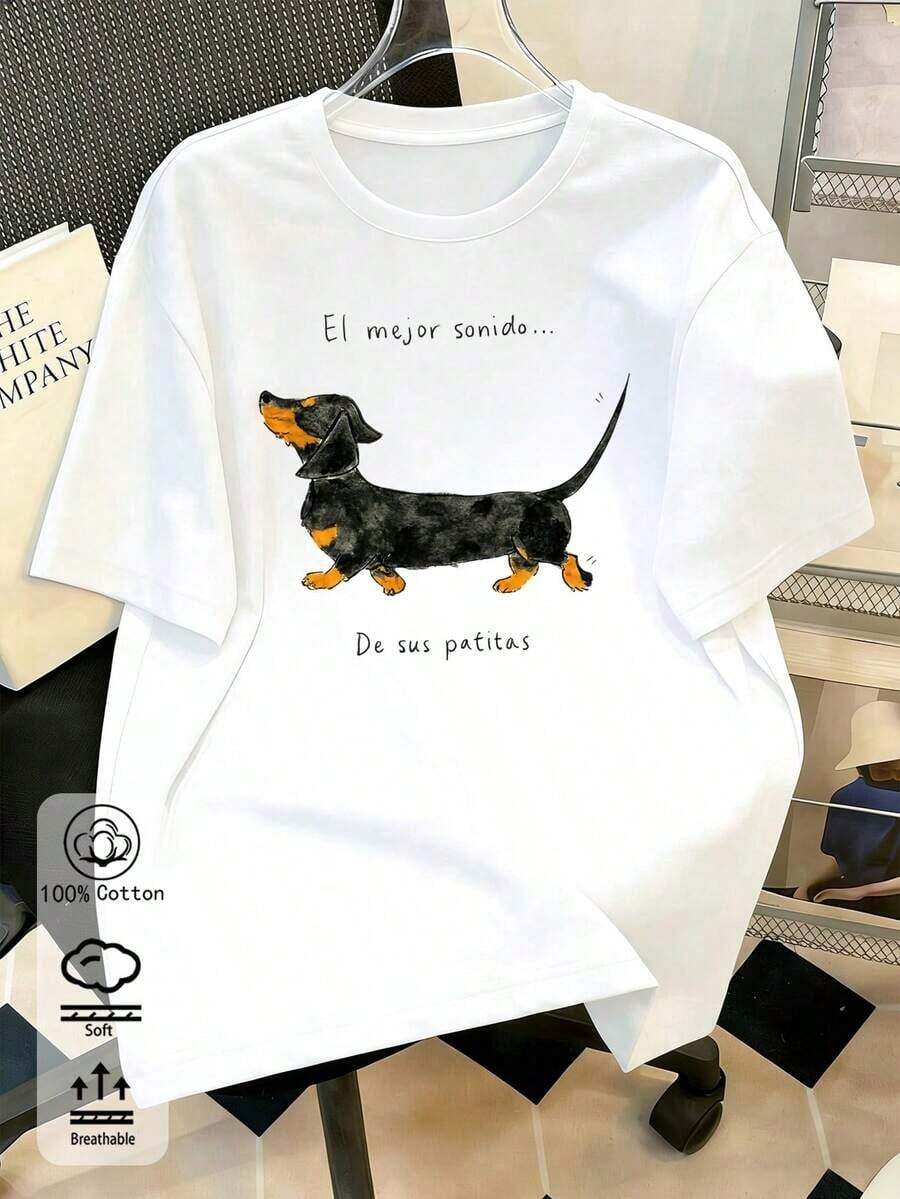 NewSummerCasual Women's Oversized T-Shirt, 100% Cotton, With "Stay True To Yourself" Graphic, Suitable For Spring/Summer And Year-Round Casual/Sporty Style, Fashionable Soft And Breathable White Short Sleeve T-Shirt, Plus Size - Vintage Street Style Unisex Loose Cotton Short Sleeve Crew Neck T-Shirt - 白色 15 - 查看 1