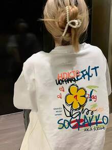 Women T-Shirts - [White] - View 2