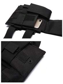 Tactical 5.56/7.62 Thigh Magazine Pouch Drop Leg Panel Mag Pouch For Outdoor Leg Mag Holder Charger Carrier - GR - View 6