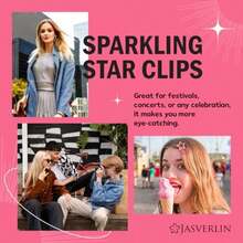 Jasverlin 36 Pinzas Para El Pelo Con Forma De Estrella Pasadores De Pelo Coloridos Y2K Para Mujeres Y Niñas Bonitos Accesorios De Metal Para El Pelo Pinzas Para El Pel Rosa 1 Unidad Paquete De 36   16586756 - Rosa - Ver 7