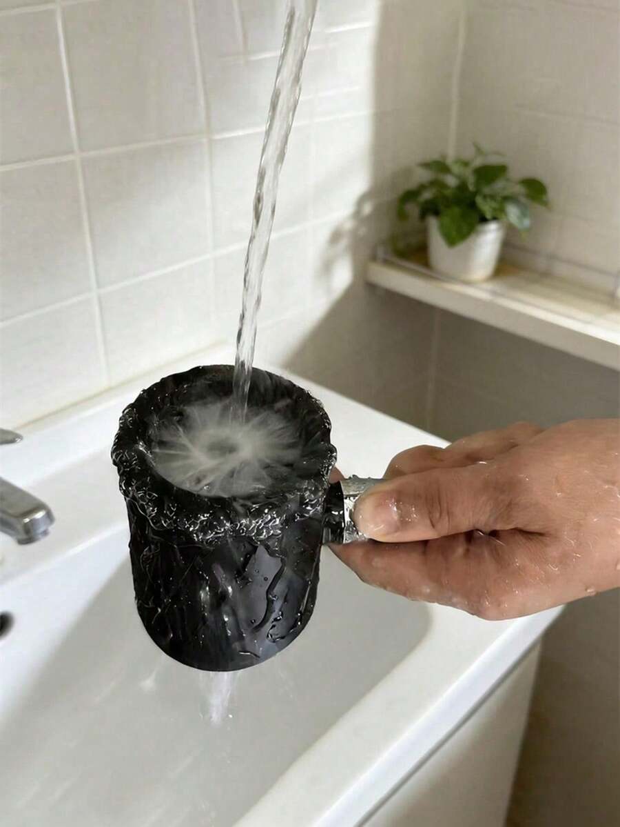 1个手持式按摩淋浴喷头,男士专用,黑白可选,增压过滤淋浴喷头,内置毛发拦截过滤器,手持式清洁淋浴喷头,适用于家庭浴室、酒店和健身房 - 多色 - 查看 1