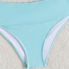 Conjunto de bikini de 26 piezas de alta gama para mujer, traje de baño de secado rápido para aguas termales. - azul claro - Ver 4