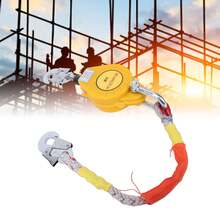 9.8ft Self-Retracting Lifeline Fall Arrest Protection, Retractable Lanyard, 150kg Capacity - 黃色 - 查看 9