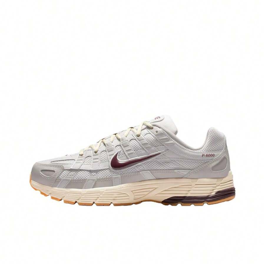 Nike P-6000 Comfortable, Slip-Resistant, Breathable, Stylish, Sporty, Casual Running Shoes, Unisex, Grey - CD6404-028 - 查看 1