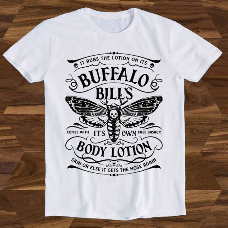 Camiseta de regalo divertida It Rubs Basket de Buffalo Bill's Body Lotion - Blanco - Ver 1